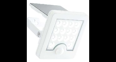 Buitenwandlamp - BRILLIANT - LUTON - LED en solar - Bewegingsmelder - Kunststof en metaal - 4 W - Wit