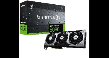 MSI VENTUS GeForce RTX5080 16G 3X OC NVIDIA GeForce RTX 5080 16 GB GDDR7