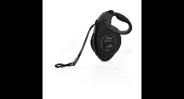 FLEXI Giant Band Black Edition - automatische hondenriem - 8 m