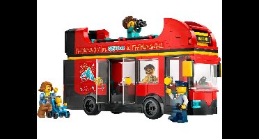 LEGO CITY 60407 Rode dubbeldekker rondvaartbus