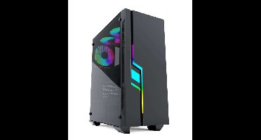 Gembird ATX Fornax 2000 RGB-behuizing, RGB-achtergrondverlichting, zwarte kleur