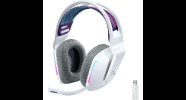 Gaming-koptelefoon - Draadloos - LOGITECH G - G733 LIGHTSPEED - Wit