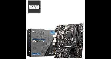 Moederbord - MSI - PRO H610M-G Intel H610 LGA 1700 micro ATX