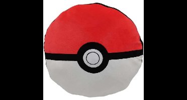 Premium Kussen - Rond - POKEMON - Pokébal - Microvezel - 40 cm