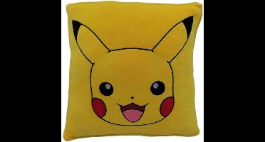 Premium Kussen - Vierkant - POKEMON - Pikachu - Microvezel - 40 cm
