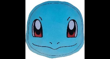 Premium Kussen - POKEMON - Squirtle Face - Microvezel - 40 cm