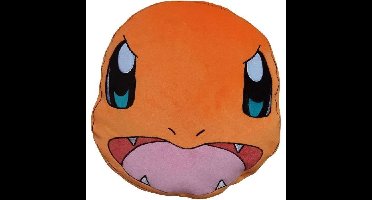 Premium 3D Kussen - POKEMON - Charmander Gezicht - Microvezel - 40 cm
