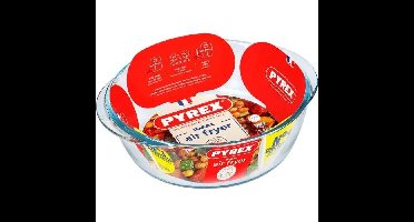 Airfryerschaal - PYREX - 1450144 - Rond - Borosilicaatglas - 26 cm