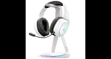 Headset/headsetstandaard - THE G-LAB - K-STAND HYDROGEN - 2 USB-poorten - Wit