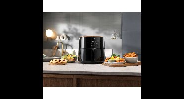 Electrolux EAF7B Enkel 6,8 l Vrijstaand 1800 W Heteluchtfriteuse Zwart