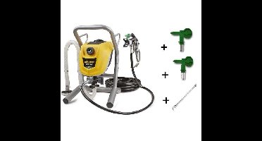 Wagner Airless HEA Control Pro 250M Airless spuitpistool + 2 sproeiers + verlengstuk