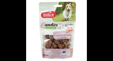 ZOLUX Candies Essential Mini ham hearts - traktatie voor hond - 150g
