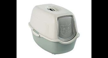 ROTHO Bailey Gesloten kattenbak Groen, Wit