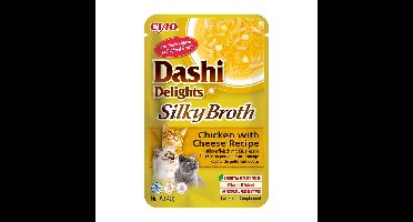 INABA CAT Dashi Delights Silky Broth Chicken with Cheese - traktatie voor katten - 40g
