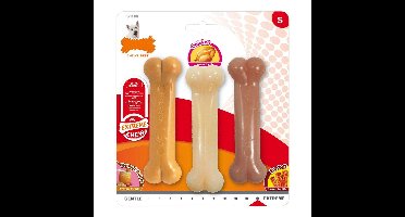 Kauwspeelgoed voor honden Nylabone Extreme Chew Value Pack Bacon Pindakaas Maat S Kip Nylon (3 pcs)