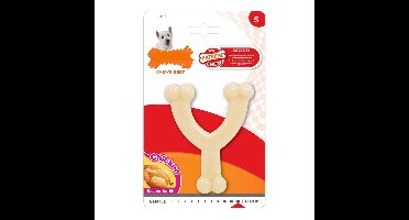 Kauwspeelgoed voor honden Nylabone Extreme Chew Wishbone Maat S Kip Nylon