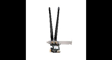 Router D-Link DWA-X582 Zwart Wi-Fi Bluetooth 5.0 Wi-Fi 6 GHz PCI Express 3000 Mbps