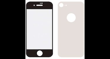 Mobilize Edge-To-Edge Glass Screen Protector Apple iPhone 8 Front and Back Pack Silver Full Glue