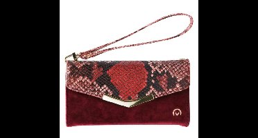 Mobilize 2in1 Gelly Velvet Clutch for Samsung Galaxy A21s Red Snake