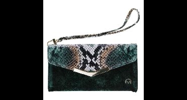 Mobilize 2in1 Gelly Velvet Clutch for Apple iPhone 12 Pro Max Green Snake