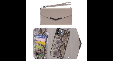 Mobilize 2in1 Elegant Magnet Clutch Apple iPhone 11 Pro Beige Snake