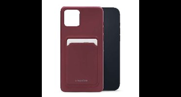 Mobilize Rubber Gelly Card Case Apple iPhone 14 Plus Matt Bordeaux
