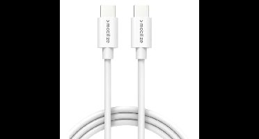 Mobilize Cable USB-C to USB-C 1m. 100W White