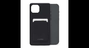 Mobilize Rubber Gelly Card Case Apple iPhone 15 Plus Matt Black