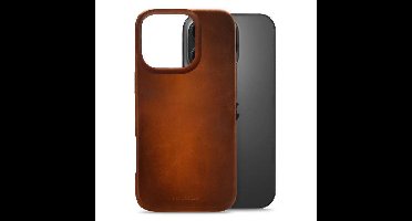 Mobilize Magsafe Compatible Premium Leather Case Apple iPhone 16 Pro Burned Cognac