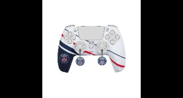 Beschermhoes voor DualSense PS5-controller - KONIX Naruto Shippuden - Siliconen - Duimgrepen - Blauw, Wit en Rood