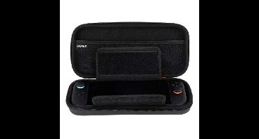 Bescherm- en transportkoffer - KONIX - Nintendo Switch 2 console - Accessoire opbergnet - 8 spelvakken - Zwart