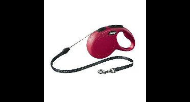 Hondenriem Flexi New Classic Rood S