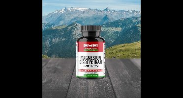 Magnesium bisglycinaat & magnesium citraat BYE! 100 capsules