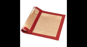Xavax Siliconen Bakmat Hoekig 40 X 30 Cm Rood-bruin