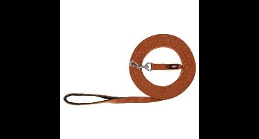 TRIXIE HONDENRIEM SLEEPLIJN KATOEN ROEST BRUIN