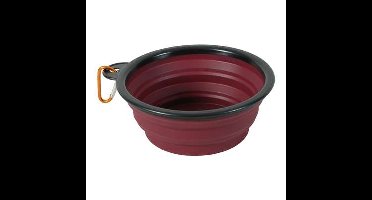 ZOLUX BVK VOERBAK OPVOUWBAAR SILICONEN ROOD