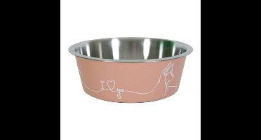 ZOLUX LOVE VOERBAK HOND ROZE