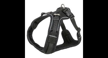 TRIXIE HONDENTUIG PREMIUM FLEXMESH BREDE BORST ZWART