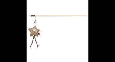 TRIXIE KATTENHENGEL STER HOUT / PLUCHE MET KATTENKRUID / CATNIP