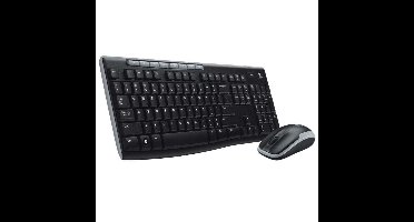 Toetsenbord en Optische Muis Logitech MK270 Zwart Qwerty Spaans QWERTY