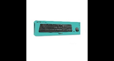 Toetsenbord en draadloze muis Logitech 920-007919 Zwart Grijs Qwerty Spaans