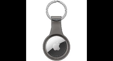 Xccess TPU Airtag Keychain Transparent Black