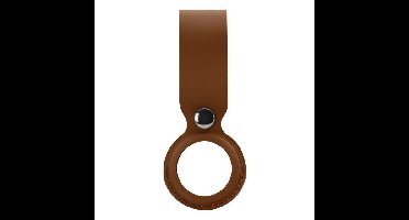 Xccess PU Leather Airtag Loop Brown