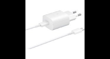 EP-TA800XWEGWW Samsung Super Fast PD Wall Charger USB-C incl. USB-C Cable 25W White Bulk