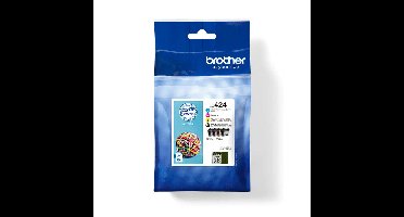 Originele inkt cartridge Brother LC424VAL Multicolour Zwart/Cyaan/Magenta/Geel