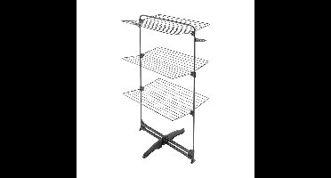 Metaltex Storm Droogtoren 34 m Drooglengte Zwart