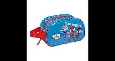 Reistasje Spider-Man Blauw Rood 26 x 15 x 12 cm