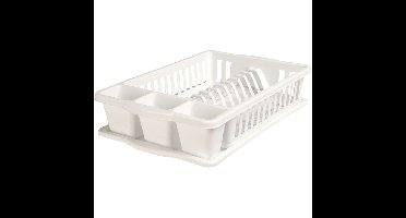 Afdruiprek 39.5x8.5x 26 cm Wit