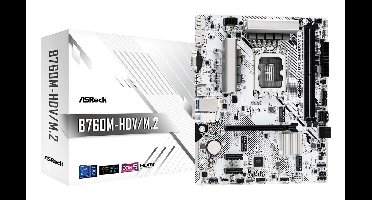 Asrock B760M-HDV/M.2 moederbord Intel B760 LGA 1700 micro ATX