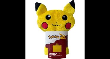 3D Hooded Blanket - POKEMON - Pikachu - 120 x 150 cm - Ultrazacht - Kleurrijk ontwerp